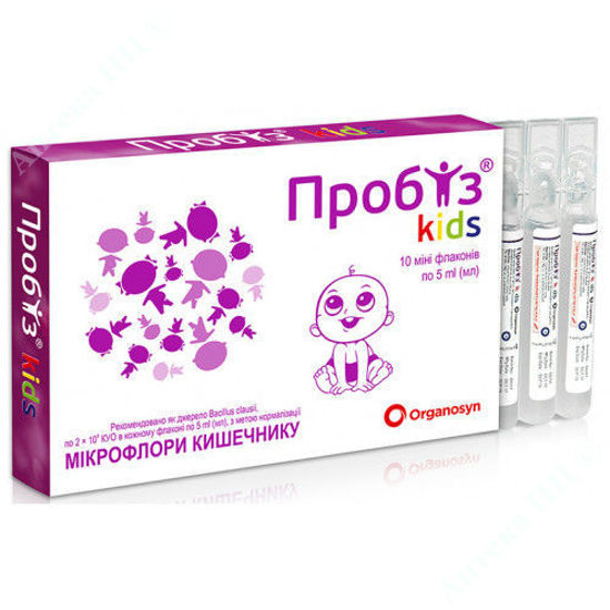 Изображение Пробіз kids суспензия оральная в мини-флаконах №10