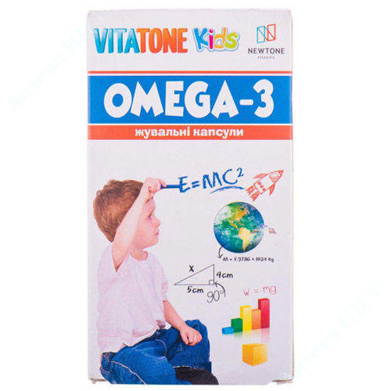  Зображення VITATONE KIDS Омега-3 капсули зі смаком тутті-фрутті №30 