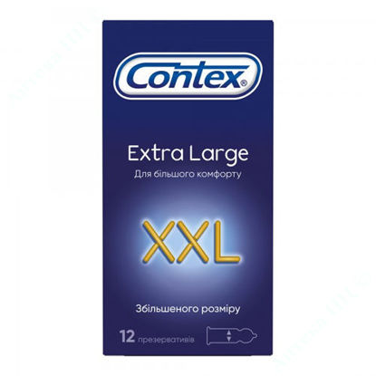  Зображення Contex (Контекс) Еxtra large презервативи №12 