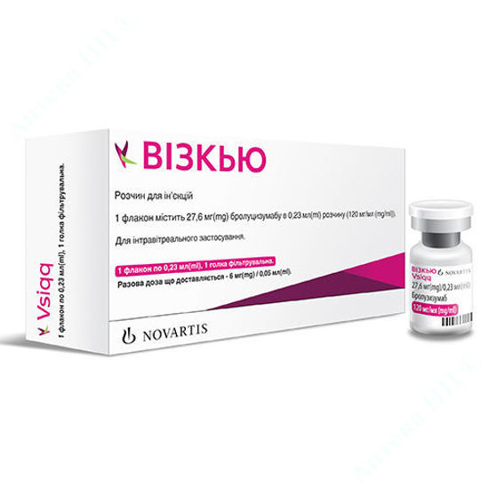  Зображення Візкью розчин для ін’єкцій 120 мг/мл фл. №1 