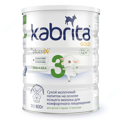  Зображення Kabrita 3 GOLD Сухий молочний напій для комфортного травлення 800 г №1 