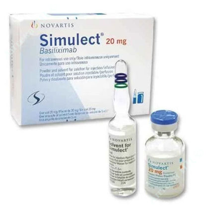 Зображення Сімулект ліофілізат для розчину для ін'єкцій/інфузій 20 мг №1                                                        