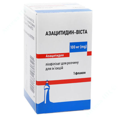 Зображення Азацитидин-Віста ліофілізат для розчину для ін’єкцій 100 мг №1 