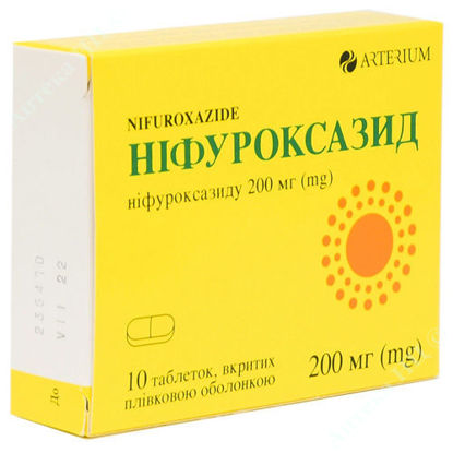  Зображення Ніфуроксазид таблетки 200 мг №10  