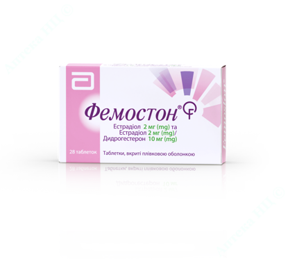  Зображення Фемостон табл. в/плів. оболонкою комбі-уп. 2 мг/ 2 мг /10 мг №56 