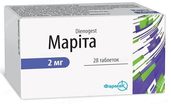  Зображення МАРІТА таблетки 2 мг уп. № 28 