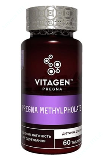 Изображение Витаджен N27 VITAGEN PREGNA METHYLFOLATE табл.№60