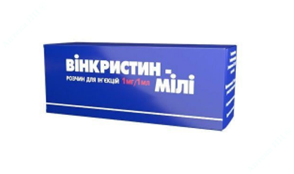  Зображення Вінкристин-мілі р-н д/ін. 1 мг/мл фл. 1 мл №1 