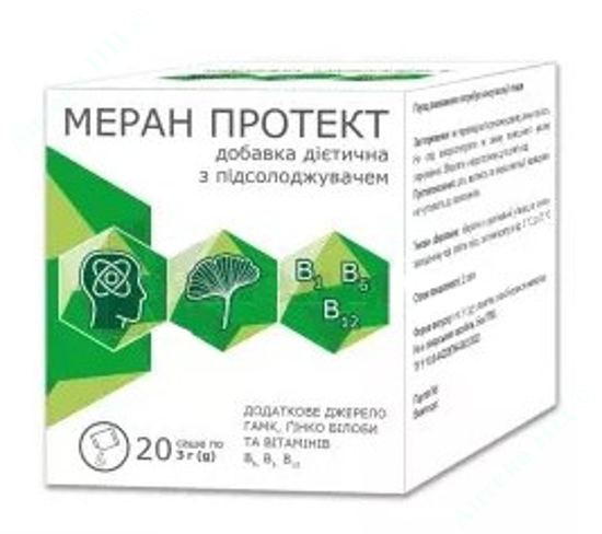  Зображення МЕРАН ПРОТЕКТ порошок для орального розчину 3 г саше № 20 
