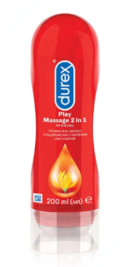 Изображение Интимный гель-смазка DUREX Play Sensual 2in1, 200мл     № 1