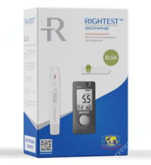  Зображення Система контролю рівня глюкози у крові Bionime Rightest ELSA     № 1 