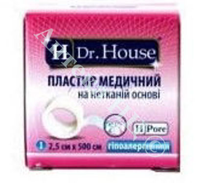 Изображение Пласт.мед.на неткан.осн.2,5смх500см "H Dr.House"     № 1