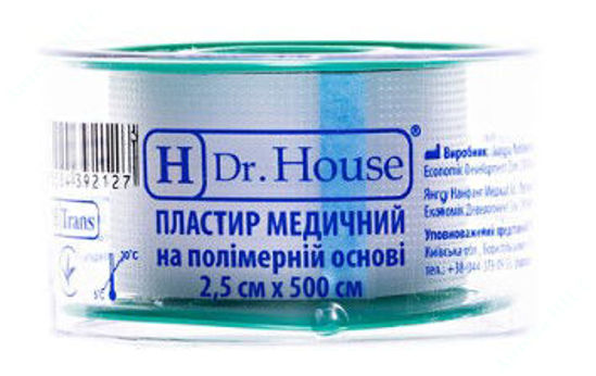 Изображение Пласт.мед.на полимер.осн.2,5смх500см"H Dr.House"     № 1