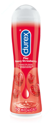 Изображение Интимный гель-смазка DUREX Play Saucy Strawberry 50мл     № 1