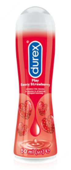  Зображення Інтимний гель-змазка DUREX Play Saucy Strawberry 50мл     № 1 