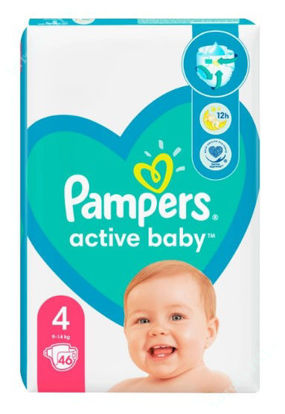  Зображення PAMPERS Дитячi одноразові пiдгузники Active Baby  (9-14 кг)     № 46 
