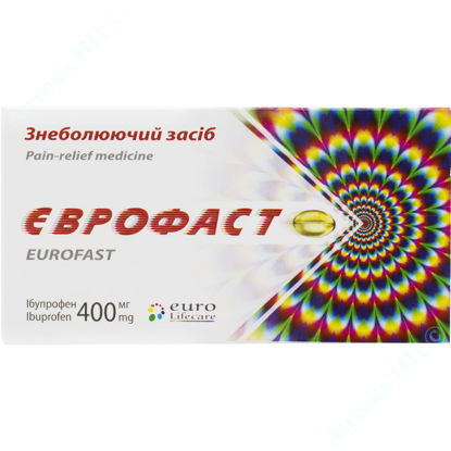 Изображение ЕВРОФАСТ СОФТКАПС капсулы мягкие 400 мг бл. № 20