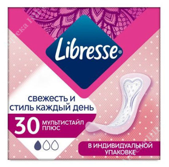  Зображення Прокладки гігієнічні Libresse  Dailies Style Multistyle Liners     № 30 