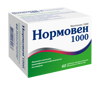  Зображення Нормовен 1000 таблетки, вкриті плівковою оболонкою 1000 мг уп. № 60 