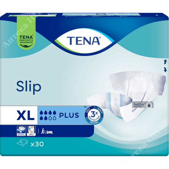 Изображение Подгузники для взрослых Tena Slip Plus XL     № 30