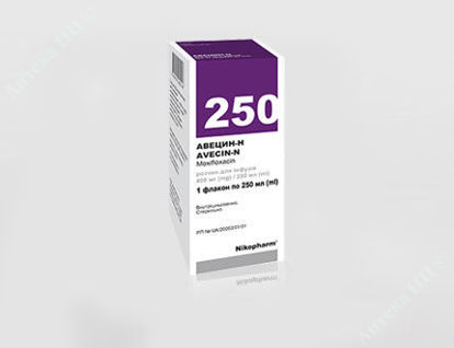  Зображення Авецин-Н розчин для інфузій 400/250 мг/мл фл. № 1 