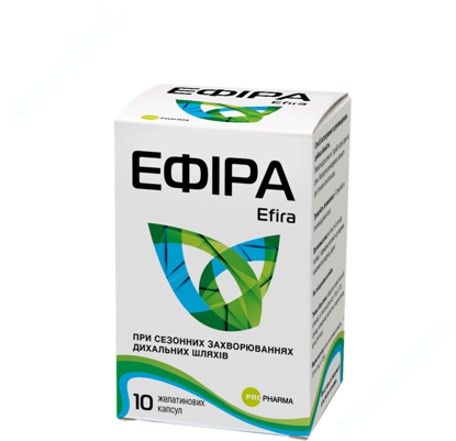  Зображення ЕФІРА желатинові капсули м’які уп. № 10 