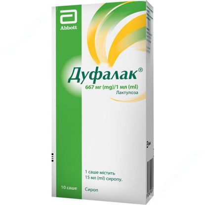  Зображення ДУФАЛАК СИРОП 667мг/1мл сироп 15 мл саше № 10 